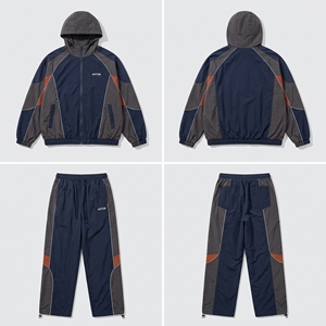 Ensemble survêtement coupe-vent cargo imperméable pour homme - Faible MOQ, vente en gros, fabricant OEM, vêtements de sport B2B - Product Image 3