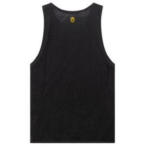 Gilet sans manches en tricot pour homme, texture losanges légère, débardeur décontracté d'été, pull-over, personnalisation OEM, approvisionnement en gros - Product Image 2