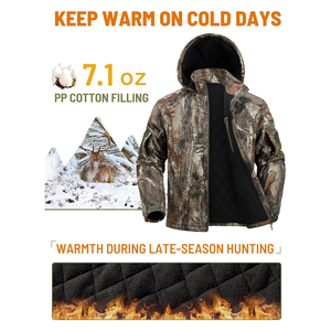 Premium Quality Breathable Winter Canvas Hunting Jacket for Men-Top Selling Wholesale Factory Price - Product Image 2