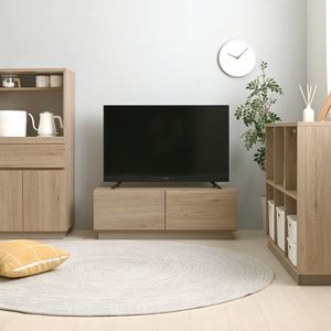RUR35 Moderno Soporte de TV de MDF con Almacenamiento para Muebles de Sala de Estar, Diseño Minimalista de Montaje en Suelo - Product Image 1