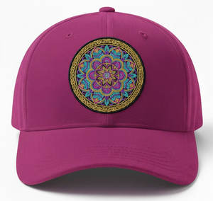 Casquette de baseball unisexe légère brodée en tissu à séchage rapide avec détails de couture décoratifs précis - Product Image 4