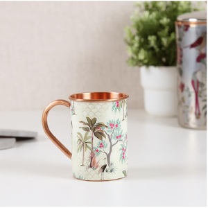 Luxury <b>Copper</b> Mug <b>Copper</b> Cocktail Mug Durable <b>Copper</b> Barware Drinking <b>Cup</b> from Indian Supplier for Bulk Export - Product Image 2