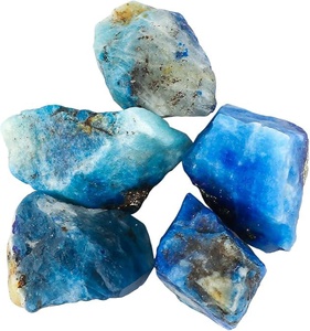 Pierre précieuse brute naturelle vintage de qualité AAA, 5 pièces, afghanite naturelle, cristal non traité, 15-20 mm, pour la fabrication de bijoux - Product Image 4