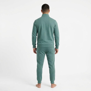 Sudadera con Capucha Deportiva Hawk Eye para Hombre, Corte Ajustado, Forro Polar de 300g, Invierno, Conjunto Deportivo con Botones, Transpirable - Product Image 5