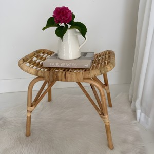 Top Supplier Rattan Foot <b>Stools</b> With Round <b>Cushion</b> Multifunctional Ottoman Table Converted to <b>Stool</b> - Product Image 6