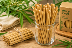 Pailles en bambou, style minimaliste, biodégradables, écologiques, pour les voyages - Product Image 5