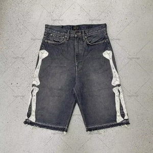 OEM Unisex Denim Clothing Cargo Golf Mesh Customize Fashion Men Mens Two Piece Shirt and Logo Custom Basketball Shorts - Product Image 3