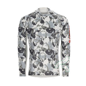 Sudadera con Capucha de Manga Larga para Hombre, Camuflaje Gris, Secado Rápido, UPF 50, para Pesca, Deportes al Aire Libre - Product Image 4