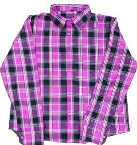 Custom 100% Cotton Knitted Flannel Shirt for Men Plus Size Plaid Button <b>Down</b> Long Sleeve Autumn Casual Lumberjack Shirt - Product Image 3