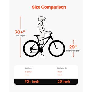 Bicicleta de Montaña MTB de 29 Pulgadas con Suspensión Delantera, 21 Velocidades, Cambio SHIMANO, Sillín Confortable, Frenos de Disco Dobles - Product Image 5