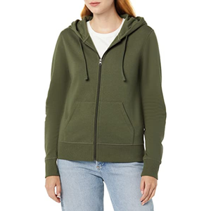 Sudadera con capucha y cremallera para mujer – Sudadera premium suave con cremallera completa para niñas, unisex, de algodón, estilo urbano, informal, de alta calidad - Product Image 2