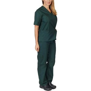 Comfortable Short Sleeve <b>Nurse</b> <b>Scrub</b> Uniform Latest Design Men/Women Stylish Medical <b>Scrubs</b> Nursing Uniform OEM Serviced - Product Image 3