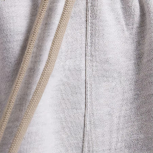 Shorts en coton gris pour femmes, best-sellers, shorts de détente en molleton français, logo personnalisé, marque privée, OEM, ODM, commande en gros - Product Image 3