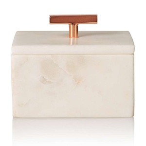 Boîte à bijoux en marbre au design avantageux pour la décoration de table et le rangement des bijoux à un prix acceptable - Product Image 3