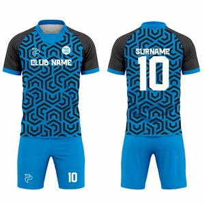 Hot Sale OEM Soccer Jersey Manufacturer Custom Football Uniform Set Polyester Sportswear Factory Wholesale Supplier - Product Image 6