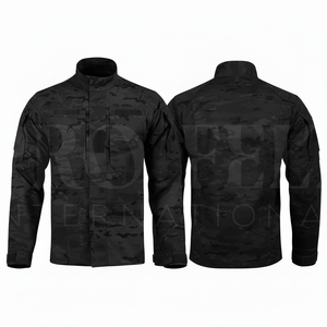Chaqueta de Manga Larga con Diseño de Camuflaje Personalizado, Cuello Alto, Mezcla de Algodón, Cómoda, Uniforme, MOQ Bajo - Product Image 6