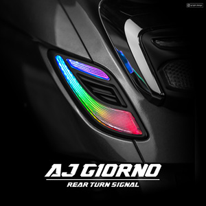 ไฟเลี้ยวหน้า Giorno+ 125 LED ควบคุมผ่านแอพ AJ บลูทูธ RGB Devil Eye Alis แบบเสียบใช้งานได้ทันที PnP ไฟส่องสว่างประสิทธิภาพสูง - Product Image 5