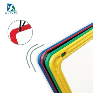 9.5x13.4 Inch Portable Magnetic <b>Small</b> Dry Erase <b>Whiteboard</b> with Integrated Molding Base and Double Side Option for Kids - Product Image 5