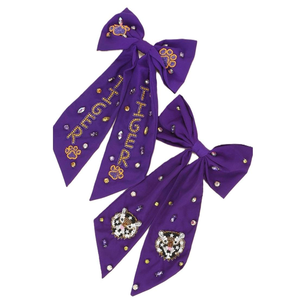Embroidered Floral Lace Bridal Hair Clip Elegant Hair Bow with Pearl and Crystal Hair <b>Accessories</b> for Women - Product Image 6