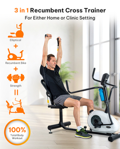 Bicicleta Elíptica Reclinada para Ejercicios de Piernas y Brazos, Ideal para Gimnasio - Product Image 4