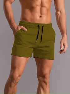 Meilleurs shorts personnalisables pour hommes, nouvelle collection Hip Hop, respirants, décontractés, pour la gym, la plage, sous-vêtements, motif uni, logo personnalisé - Product Image 3