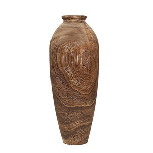 Custom Wooden Flower Vase for Home Wedding <b>Table</b> Stylish Polish Finished Rustic Lightweight Vase Home Interior Artistic Design - Product Image 1
