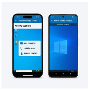 Application de bureau à distance RoyalCraft – Accédez à distance à votre PC, partagez l'écran, transférez des fichiers et contrôlez de manière sécurisée les appareils iOS/Android - Product Image 2