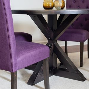 Set da Pranzo Elegante Nylander 5 Pezzi, Tavolo con Sedie a Schienale Incrociato per Sala da Pranzo Moderna - Product Image 2