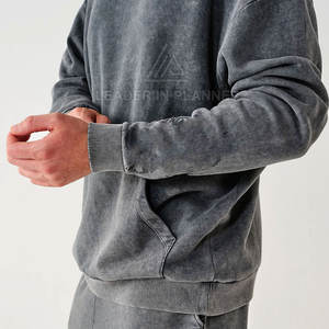 Nuevo Diseño, Chándal Informal de Alta Calidad para Hombre, Lavado Ácido, Ropa de Otoño e Invierno, Transpirable, Chándal Lavado Ácido para Hombre, Venta al por Mayor - Product Image 4