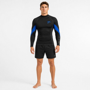 Wholesale Custom Print Breathable Polyester/Nylon Unisex Adult Jiu Jitsu MMA BJJ Rash Guard - Product Image 4