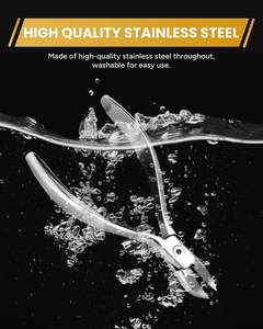 Coupe-ongles pour ongles incarnés épais, en acier inoxydable, lames incurvées super affûtées, ouverture large pour hommes, femmes, seniors, doigts - Product Image 4