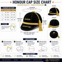 Gorra de Honor Formal Australiana Personalizada para Exteriores con Borla, Sombrero Ceremonial de Satén Premium, OEM Bordado Ajustable 100% Lana al por Mayor