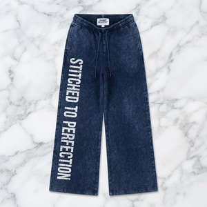 Wide Leg Fleece Sweatpants Relaxed Fit Heavyweight Casual <b>Lounge</b> Streetwear <b>Pants</b> - Product Image 1