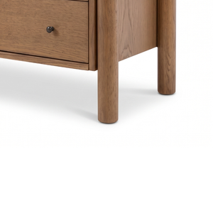 Cómoda Moderna de Madera Maciza Ecológica y Duradera con Seis Cajones, Estilo Escandinavo, Mueble de Almacenamiento para Dormitorio - Product Image 3