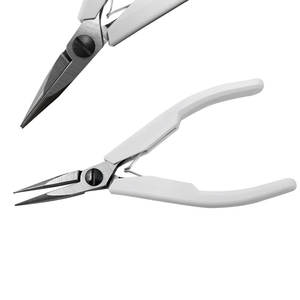 Pince à bec courbé LINDSTROM robuste pour la fabrication de bijoux, outil de précision artisanal, construction durable en acier inoxydable - Product Image 6