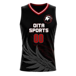 Camiseta de Baloncesto Negra y Roja para Hombre, Sin Mangas, Uniforme de Equipo, Transpirable, Ligera, para Entrenamiento Atlético, Partidos Deportivos y Rendimiento - Product Image 1