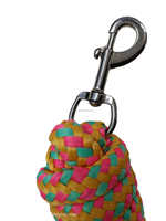 Corde de trelage tressée en PP 18 mm d'épaisseur, confortable, de haute qualité, jaune, rose, turquoise SI-CR-08, équipement d'équitation personnalisable