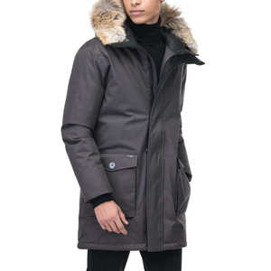 Chaqueta de Trabajo Impermeable de Lona para Hombre, con Cuello Alto y Capucha, para Invierno - Product Image 6