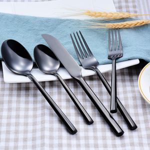 Ensemble de couverts élégants en acier inoxydable, durables et résistants à la rouille, pour la table, la cuisine, les restaurants et les hôtels. - Product Image 3