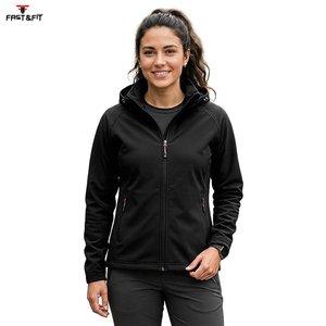 ผู้จัดจำหน่ายขายส่ง เสื้อแจ็คเก็ตกันลมน้ำหนักเบา 100% โพลีเอสเตอร์ เสื้อแจ็คเก็ตกันน้ำสำหรับเดินป่าและวิ่งสำหรับผู้หญิง - Product Image 1