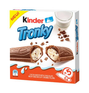 Paquetes de 5 Kinder Tronky de 90g al por Mayor - Mejores Precios para Vendedores de FBA, Importadores y Distribuidores Europeos de Alimentos - Product Image 1