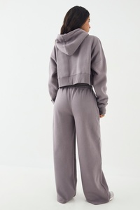 DTG <b>Custom</b> Wide Leg Sweat Pants Polyester Cotton Casual Loose Fit Jogger Trousers Personalized Print Street Wear Style for Women - Product Image 5