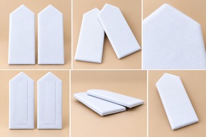 Épaulettes en coton faites à la main QMW pour modèle de vêtement QMW-786 - Product Image 2