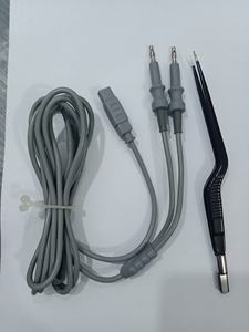 Forceps bipolaires européens professionnels réutilisables avec câble en silicone de qualité médicale, instruments électrochirurgicaux de haute qualité - Product Image 2