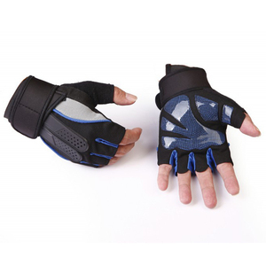Guantes de Ciclismo Transpirables de Medio Dedo, Guantes Deportivos Antideslizantes y Transpirables para Gimnasio, Montañismo, Fitness, Spandex Universal - Product Image 2