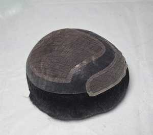 Cabello Indio Virgen 100% Humano, Ondulado Profundo, Ondulado al Agua, Prótesis Capilar, Sistema de Parches Capilares, Taz Bangladesh - Product Image 4