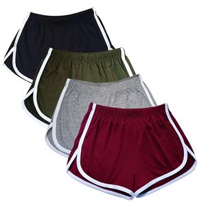 Gym <b>Running</b> Yoga Shorts High Waist Elastic Waist Breathable Waterproof Quick Dry Eco-Friendly Polyester Spandex Training Workout - Product Image 3