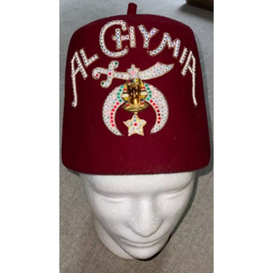 Sombrero Masónico Fez Marrón Vintage 2026 para Masones, Sombrero Masónico de Alta Calidad, Personalizado, Más Vendido, Gorras Fez - Product Image 1