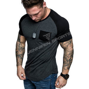 Meilleure Vente T-shirt Homme Décontracté Créatif d'Été Respirant à Manches Courtes 100% Coton Coupe Classique Bicolore Tendance - Product Image 4