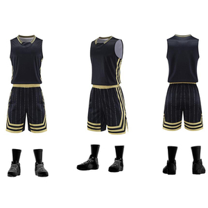 Conjunto de Uniforme de Baloncesto sin Mangas para Hombre, Jersey y Pantalones Cortos de Poliéster de Color Sólido, Nombre y Número del Jugador Personalizados, Empaque Personalizado de la Marca - Product Image 2